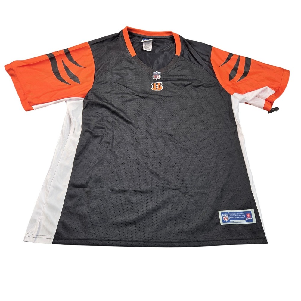 Cincinnati Bengals Jersey Mens XL Black Orange NFL Football NFL Pro Line Blank